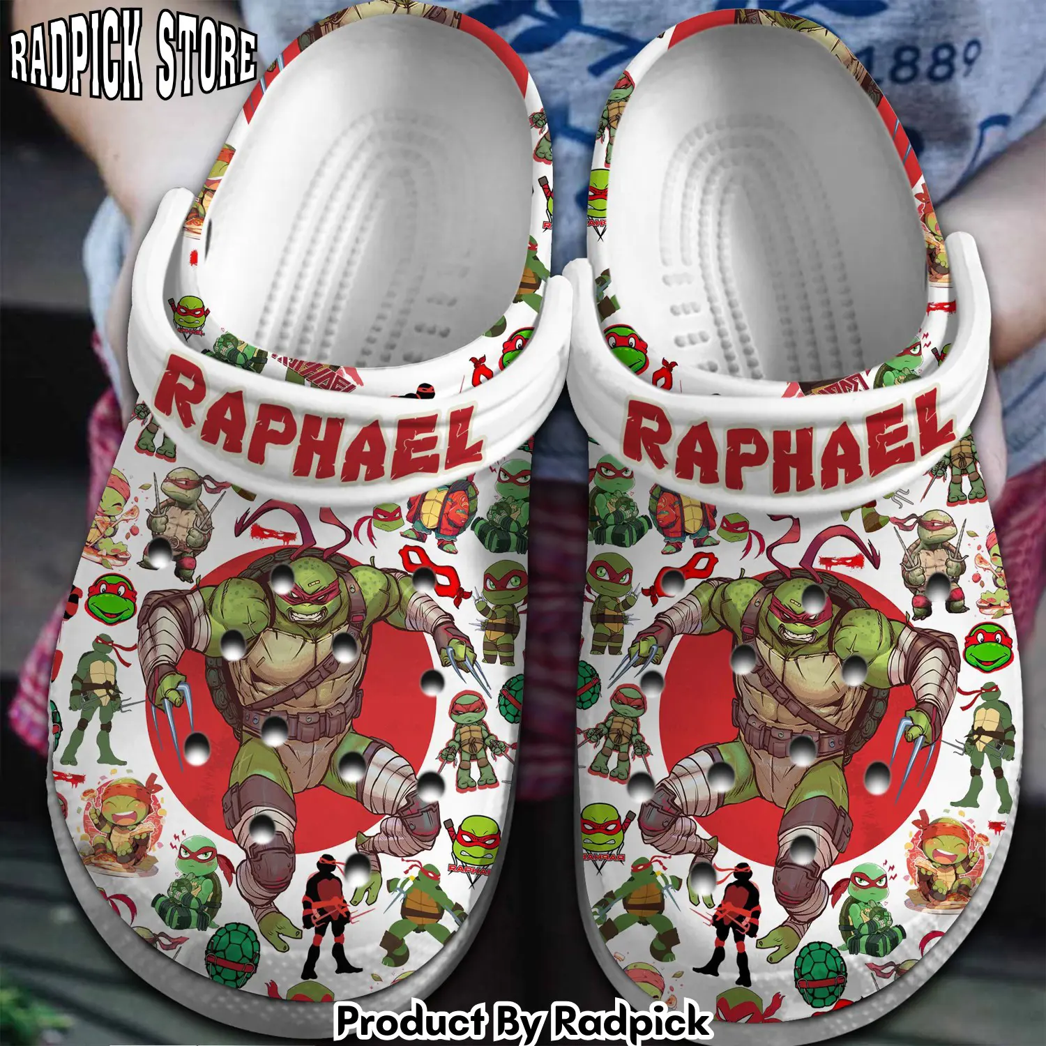 Radpick teenage mutant ninja turtles movie crocss crocband clogs shoes comfortable for men women and kids footwearelite exclusive 6h9 rp652814